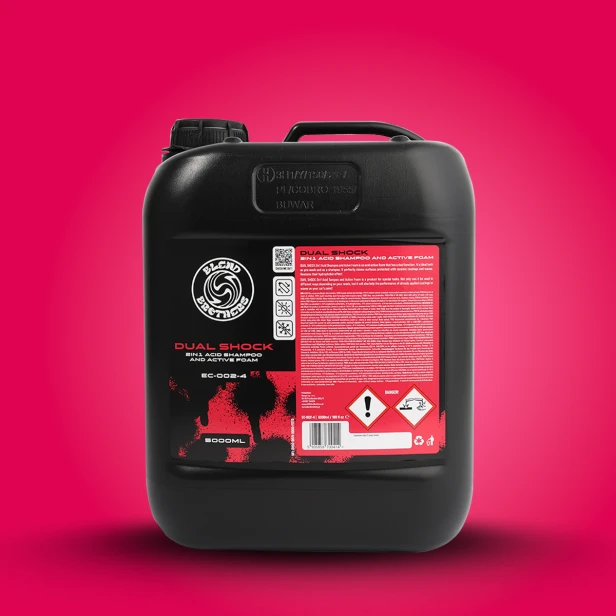 Dual Shock 5L Acid Active Foam – profesjonalna kwaśna piana aktywna do studia detailingu.