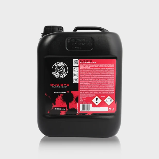 Profesjonalny preparat do usuwania owadów Bug Bye 5L dla studiów detailingu.