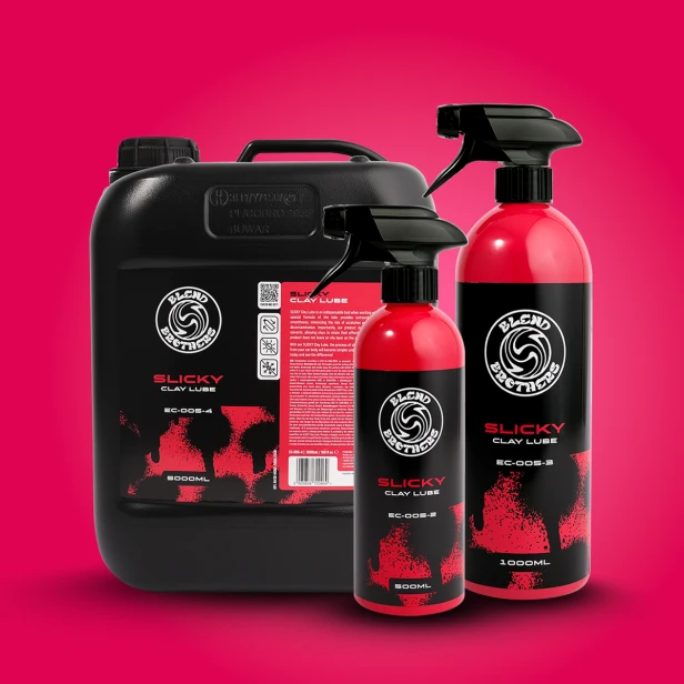Pełna oferta płynów do glinkowania Slicky Clay Lube w pojemnościach 500ml, 1L i 5L.