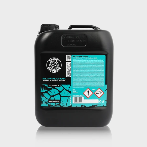 Eliminator Wheel &amp; Tire Cleaner 5L – profesjonalny zapas zasadowego płynu do opon.