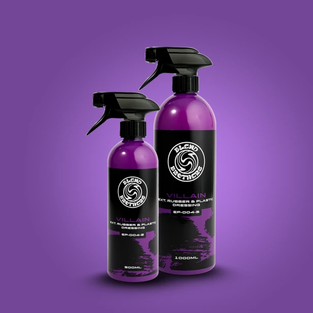 Rodzina produktów VILLAIN: butelki 500ml, 1L