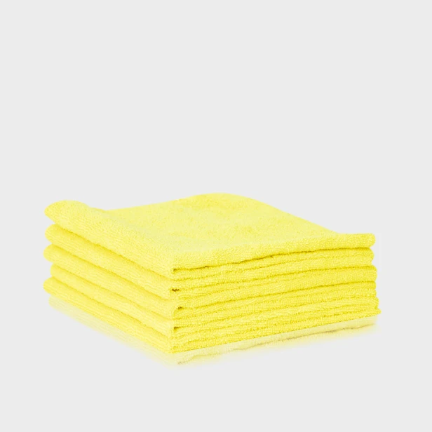 Limonkowa mikrofibra bezszwowa BLANKIE 40x40 cm na jaskrawym tle