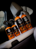 Matowe wykończenie skóry po aplikacji odżywki Cuddler Leather Coating 200ml.