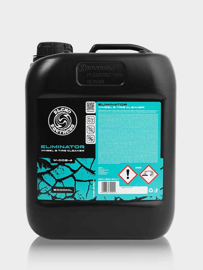 Eliminator Wheel &amp;amp; Tire Cleaner 5L – profesjonalny zapas zasadowego płynu do opon.