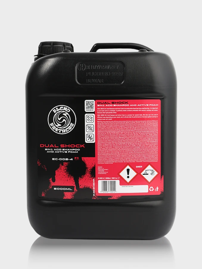 Skoncentrowany kwaśny szampon Dual Shock 5000ml – ekonomiczne opakowanie Blend Brothers.