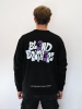 Bluza urodzinowa Blend Brothers na 3 urodziny marki. Limitowany drop. Mężczyzna w czarnej bluzie tyłem.