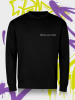 Bluza urodzinowa Blend Brothers na 3 urodziny marki. Limitowany drop. Czarna bluzaa na jasnym tle z elementami graffiti. Pokazanie bluzy od przodu.